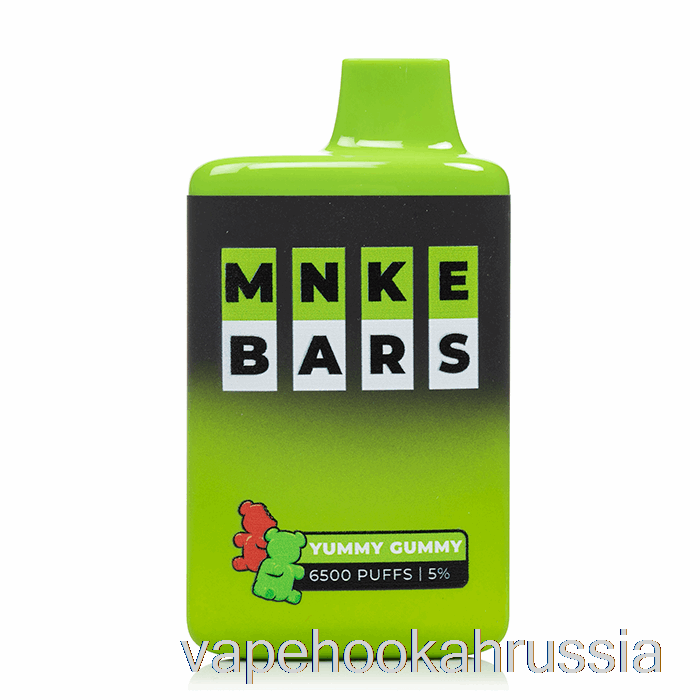 Vape Juice Mnke Bars 6500 одноразовые вкусные жевательные конфеты